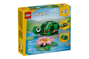Конструктор для дітей від 7років №31377 Turtle with a waterlily Creator Lego 124ел