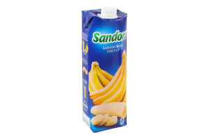 Нектар с мякотью стерилизованный банановый Sandora т/п 0.95л