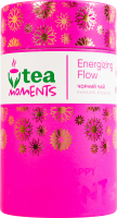 Чай чорний байховий ароматизований з додаванням рослинно-фруктової сировини Енергійний потік Tea Moments тубус 70г