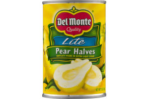 Del Monte Lite Pear Halves Extra Light Syrup