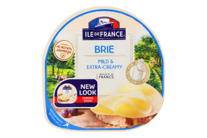 Сыр полутвердый ломтиками Бри Original Ile De France лоток 150г