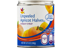 Ahold Apricot Halves Unpeeled