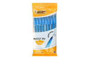Ручка шариковая синяя 1мм Classic Round stic BiC 8шт