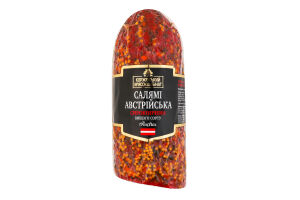 Колбаса Австрийская Салями Коржівський м'ясокомбінат с/к в/с кг