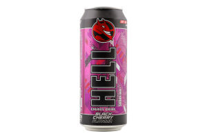 Напій енергетичний безалкогольний газований Black Cherry Hell з/б 500мл