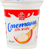Сметана 20% Fine Life ст 300г