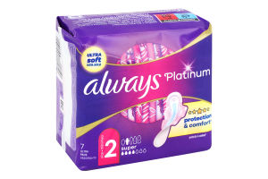 Прокладки гігієнічні ароматизовані Super Platinum Ultra Always 7шт