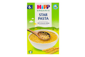 Макароны для детей от 6мес Звездочки Organic Hipp к/у 320г