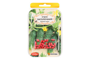 Насіння Огірок Засолочний дражоване 3г Яскрава