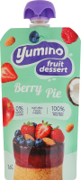 Десерт фруктовий з мигдалем та кокосовою стружкою пастеризований Berry Pie Yumino д/п 160г