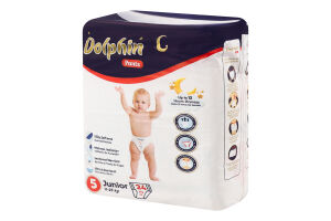 Підгузки-трусики юніор 5 11-25кг 24шт Долфін