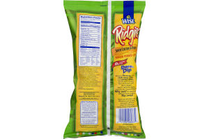 Wise Ridged Potato Chips Sour Cream & Onion