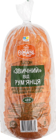 Батон нарезной из пшеничной муки Привычный от румянца Рум'янець м/у 400г