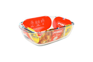 Форма скляна прямокутна 1.2л 23x15х7см №215В100/7948 Air fryer Pyrex 1шт