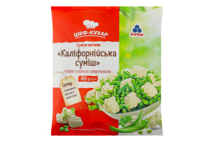 Смесь овощная замороженная Калифорнийская смесь Шеф-повар Рудь м/у 400г