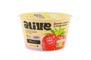 Десерт соевый с клубникой Alive ст 180г
