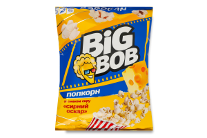 Попкорн зі смаком сиру Сирний Оскар Big Bob м/у 80г