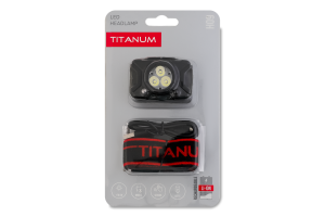 Фонарик налобный светодиодный аккумуляторный 170lm 8500K №TLF-H09 Titanum 1шт