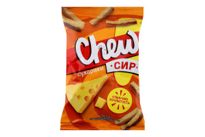 Сухарики пшенично-житні Сир Chew м/у 70г
