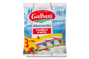Сыр 32% свежий Моцарелла Galbani м/у 3х100г