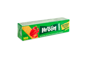 Чипси картопляні пластинки Паприка Hroom к/у 100г