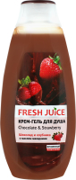 Крем-гель для душу Chocolate&Strawberry Fresh Juice 400мл