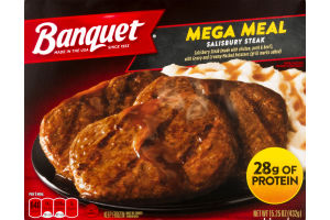 Banquet Mega Meal Salisbury Steak