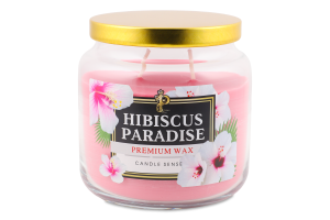 Свічка ароматична Hibiscus paradise 350г скло Пако ІФ