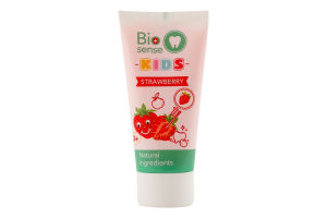 Паста зубна дитяча Biosense Strawberry від 3років 50мл Bioton