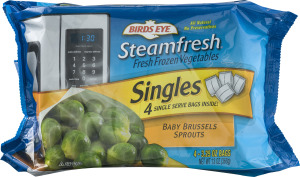 Birds Eye Steamfresh Singles Baby Brussels Sprouts - 4 CT