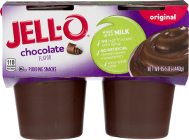 JELL-O Pudding Snacks Chocolate - 4 CT