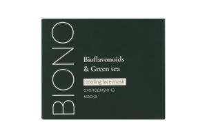 Маска д/обличчя Bioflavonoids&Green tea охолоджуюча 60мл Biono