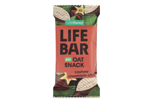 Батончик Lifebar вівсяний кеш'ю-шокол крих органіч
