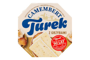 Сир м'який з пліснявою Із грибами Камамбер Turek к/у 120г