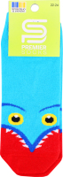 Шкарпетки дитячі Premier socks короткі фантазійні р.20-24 блакитні Арт.7327