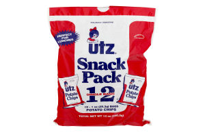 Utz Snack Pack Potato Chips - 12 PK