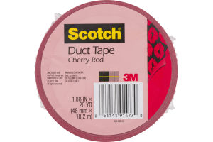 Scotch Duct Tape Cherry Red