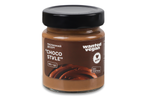 Десерт рослинний без лактози Choco style Wanted Vegan с/б 180г
