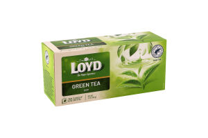 Чай зелений байховий дрібний Pure Loyd к/у 20х1.5г