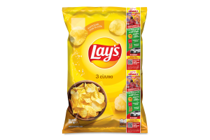 Чипси картопляні З сіллю Lay's м/у 120г