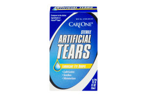 CareOne Sterile Artificial Tears Lubricant Eye Drops