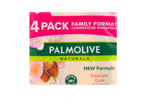 Мило тверде Мигдаль та молочко Naturals Palmolive 4х90г