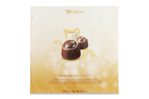 Набір цукерок з начинками глазурованих шоколадом Praline Assortite Vergani к/у 250г