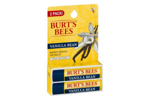 Burt's Bees Moisturizing Lip Balm Vanilla Bean - 2 PK