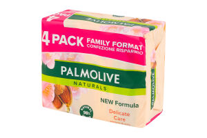 Мило тверде Мигдаль та молочко Naturals Palmolive 4х90г