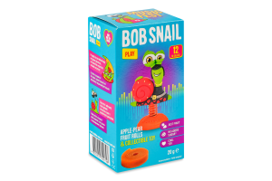 Набор Конфеты фруктовые натуральные Яблоко-груша 20г + игрушка Bob Snail к/у 1шт