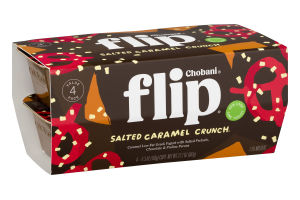 Chobani Flip Low-Fat Greek Yogurt Salted Caramel Crunch - 4 CT
