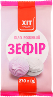Зефір біло-рожевий 270г Хіт Продукт