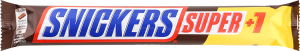 Батончик зі смаженим арахісом карамеллю і нугою вкритий молочним шоколадом Super+1 Snickers м/у 3х37.5г
