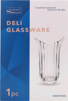 Ваза Хвиля скло 15*11,5*22см